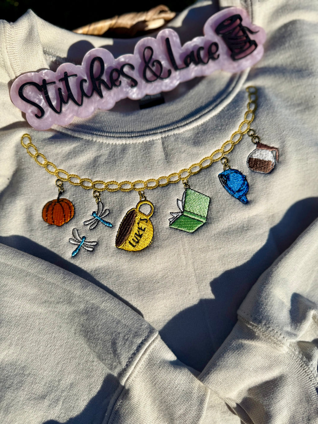 Gilmore Charm Necklace Crewneck