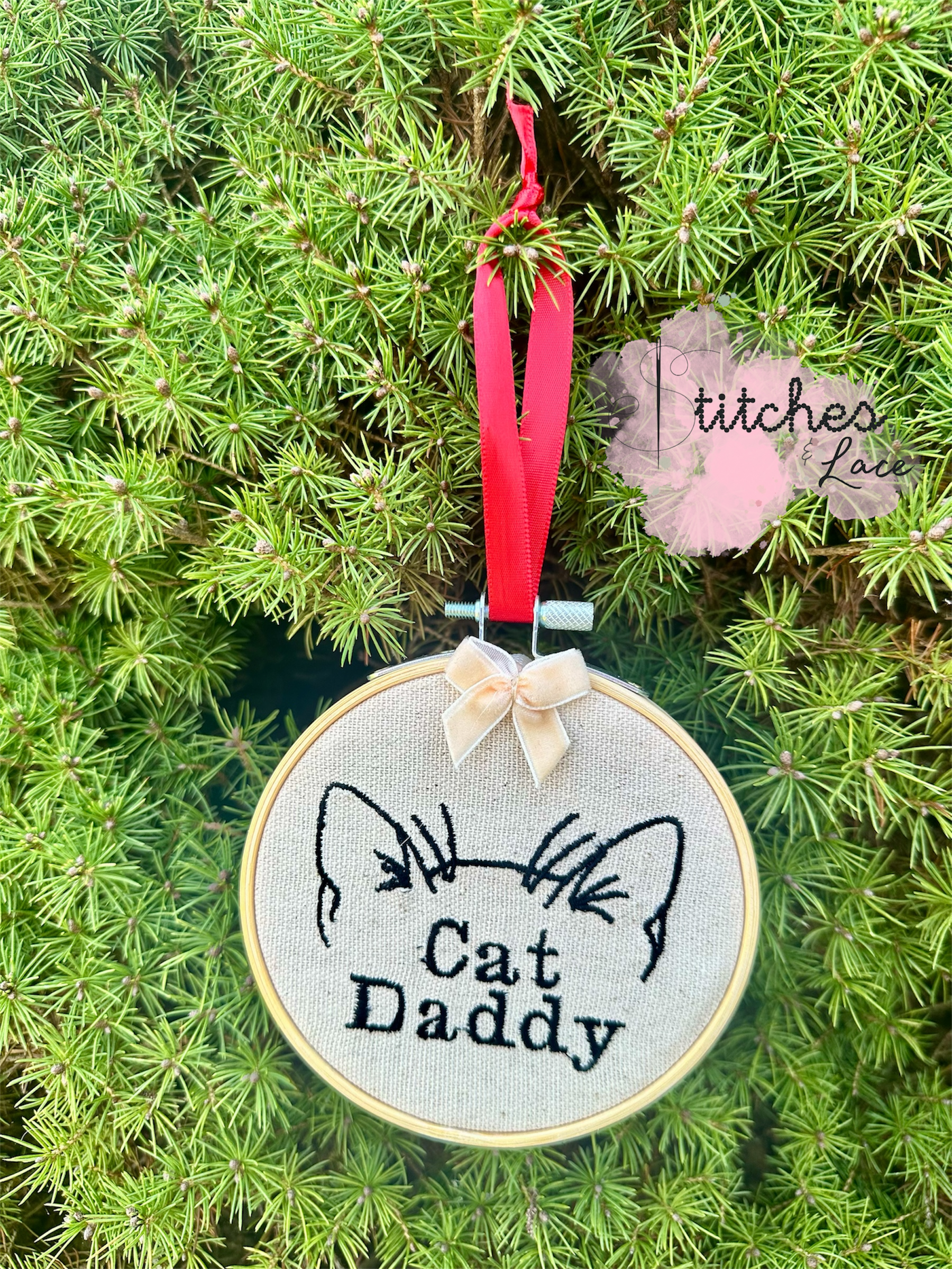 Cat Daddy Ornament