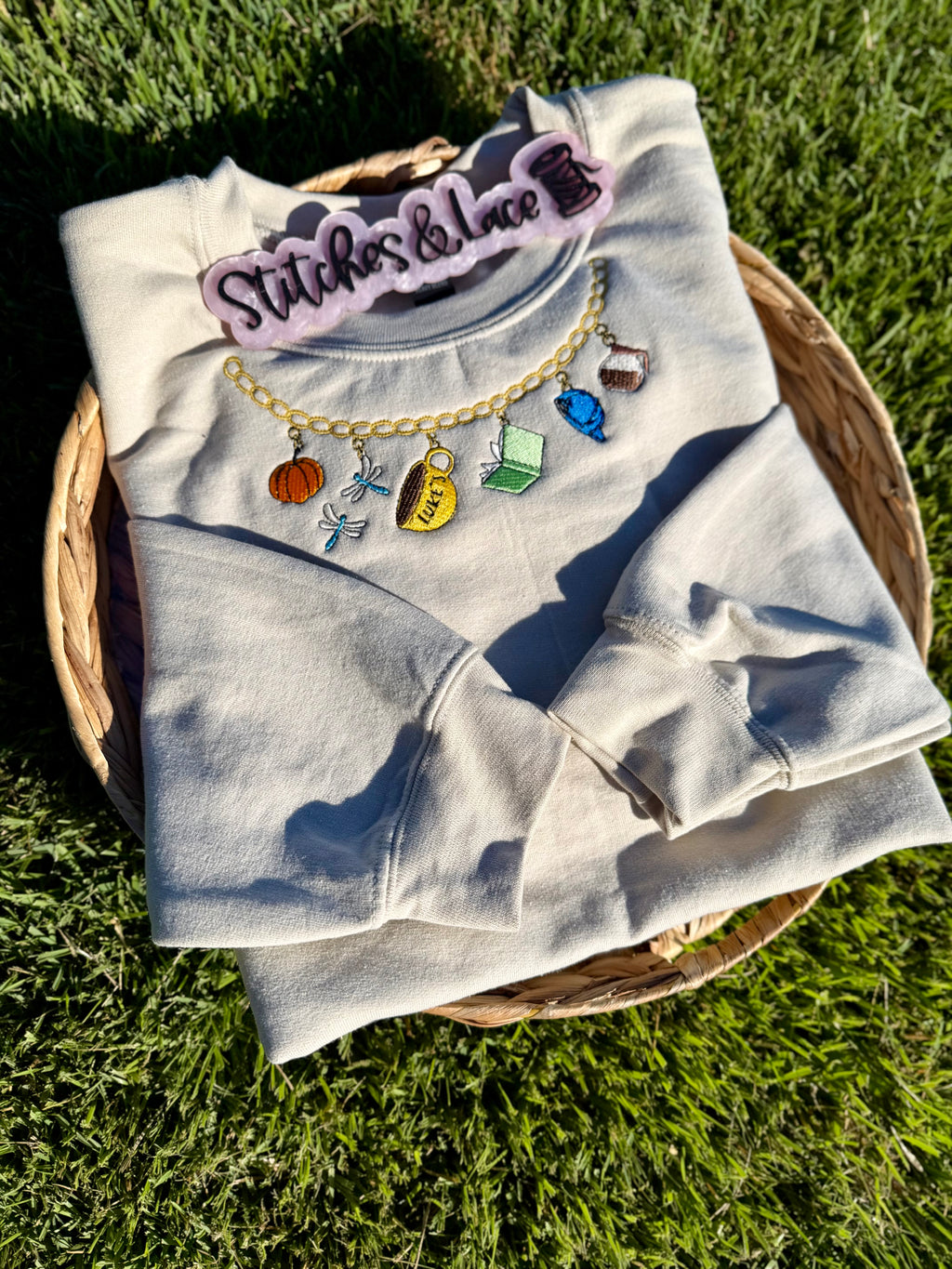 Gilmore Charm Necklace Crewneck