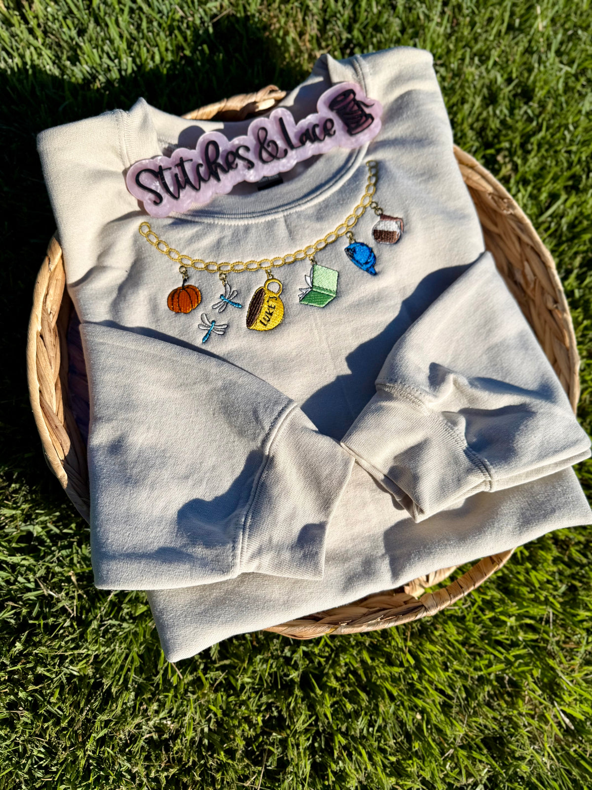 Gilmore Charm Necklace Crewneck