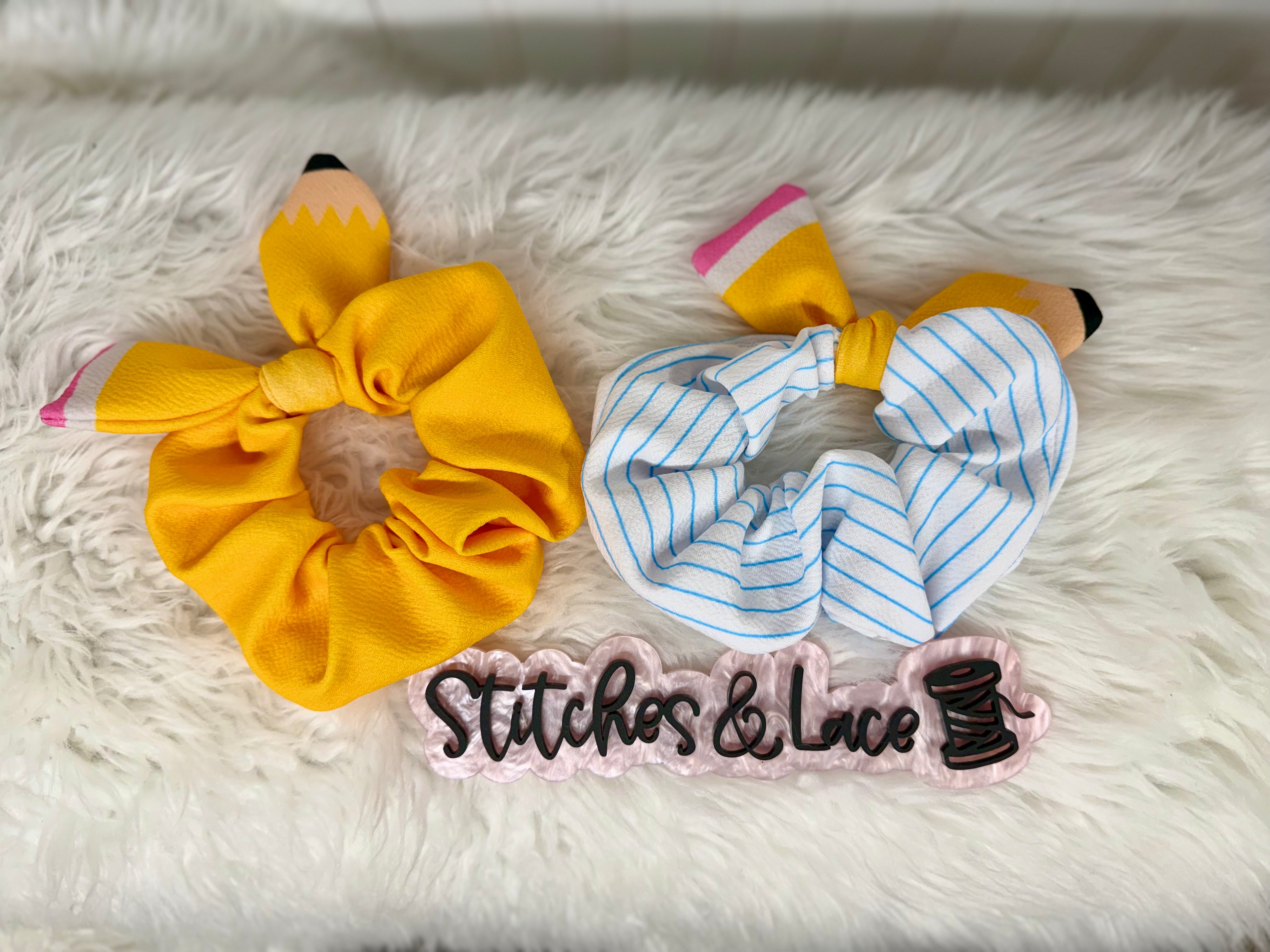 Pencil & Notebook Scrunchies